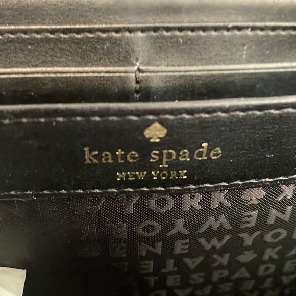 Kate Spade black and gray leopard Wallet - Picture 5 of 7